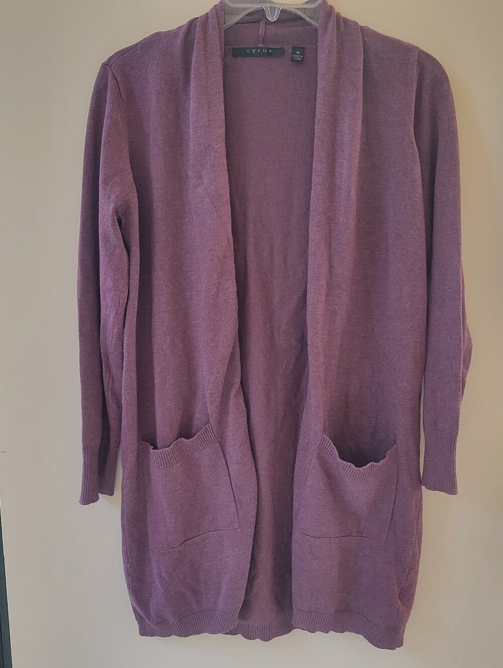 Cyrus Purple Duster Cardigan
